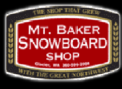 Mt Baker Snowboard Shop Logo